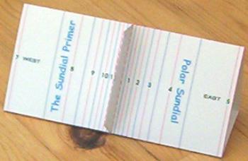 Polar Sundial Model
